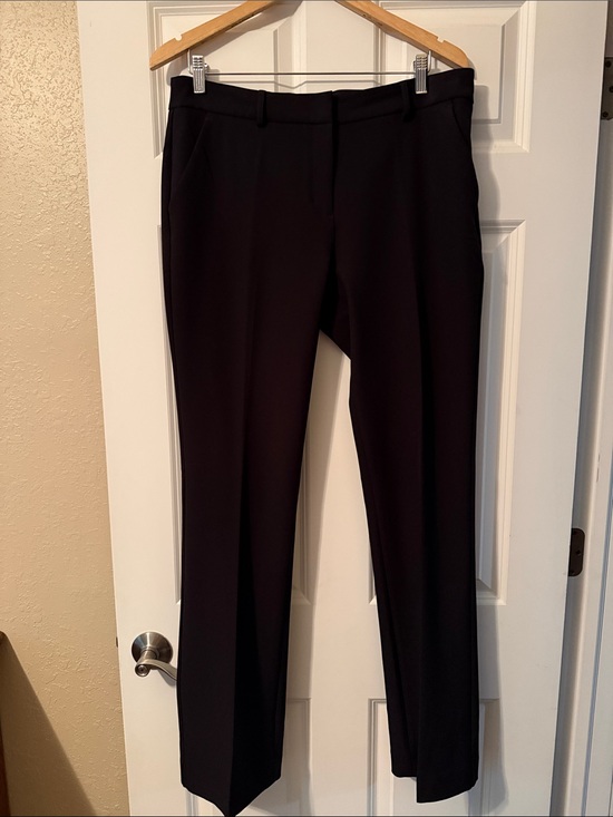Express Pants - Express Editor Mid-rise Bootcut Black Women's Tailored Trousers